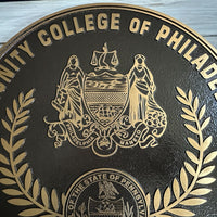 College Crest Bronze Plaque