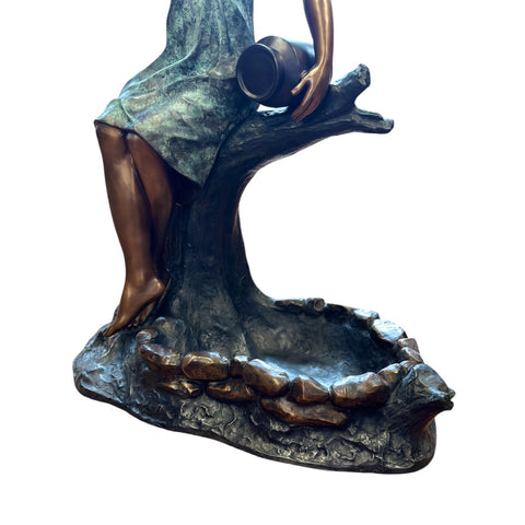 Nature Lover Bronze Fountain