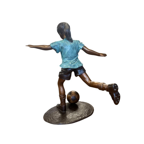 Star Kicker Soccer Statue