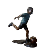 Soccer Kicker Statue