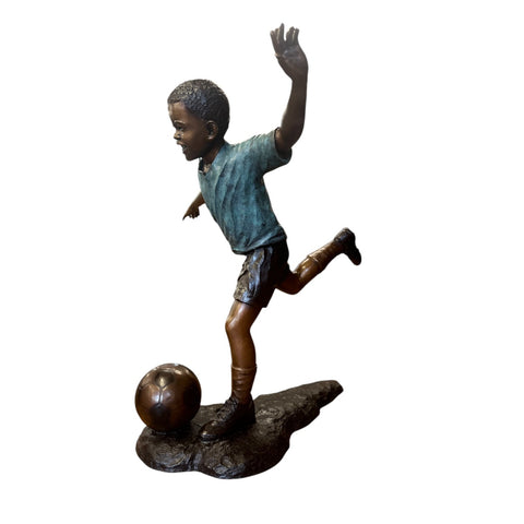 Soccer Kicker Statue