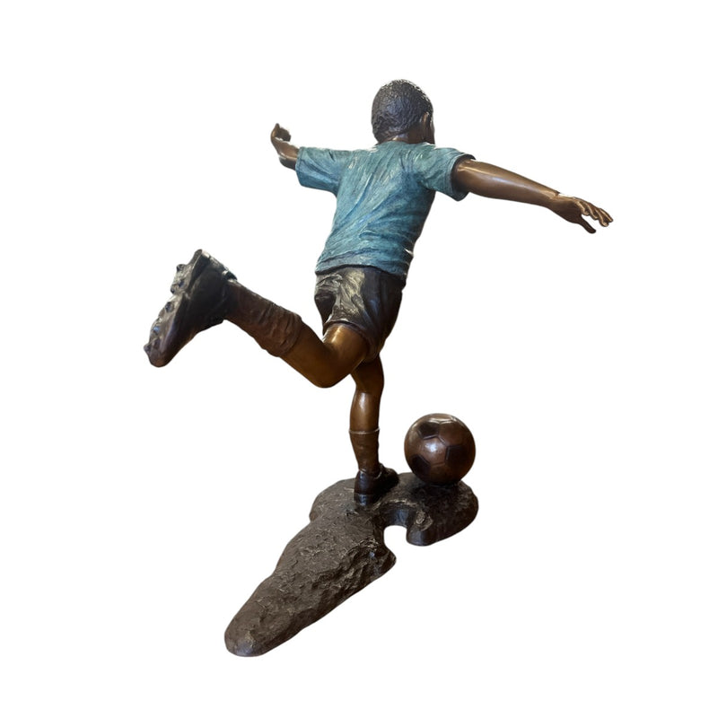 Soccer Kicker Statue