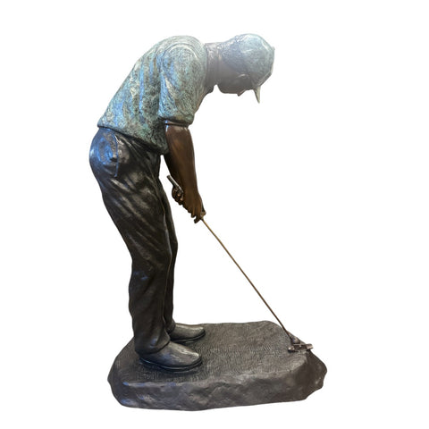 Winning Putt Golf Statue