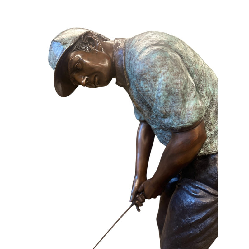 Winning Putt Golf Statue