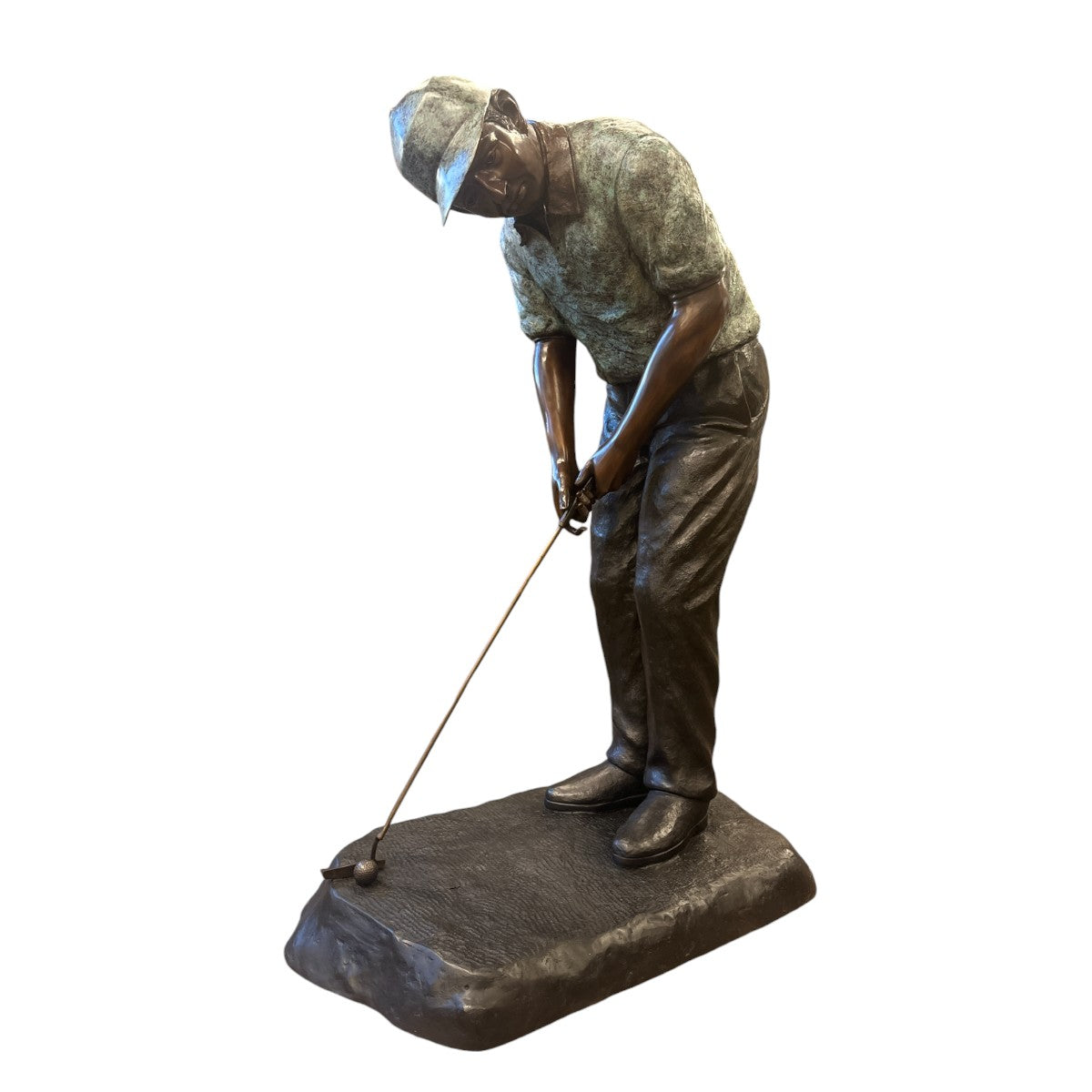 Bronze hot golf statues