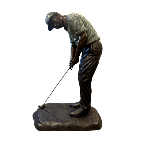 Winning Putt Golf Statue