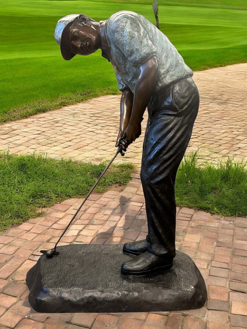 Winning Putt Golf Statue