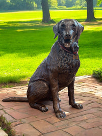 Dub Labrador Dog Statue