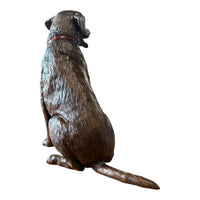 Dub Labrador Dog Statue