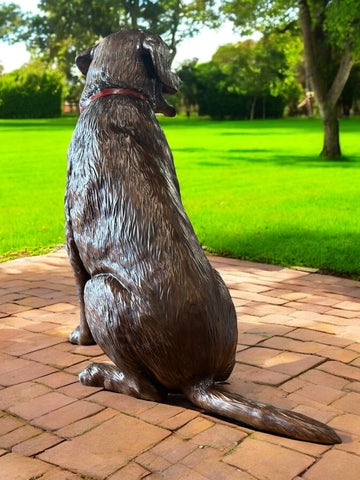 Dub Labrador Dog Statue