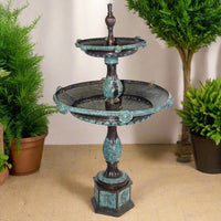 Two-Tiered Rose Tray Fountain