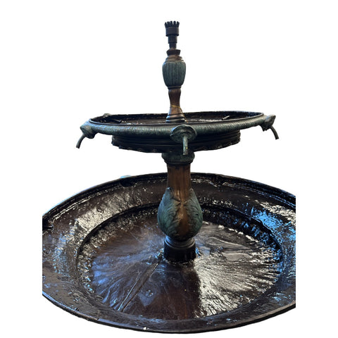 Two-Tiered Rose Tray Fountain