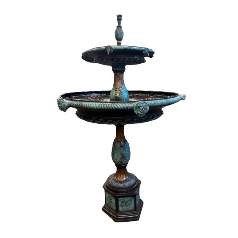 Two-Tiered Rose Tray Fountain