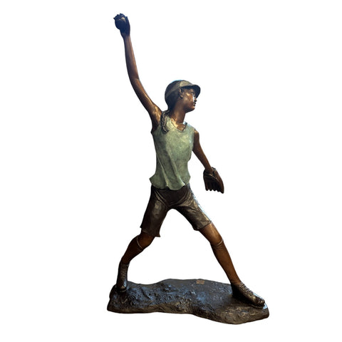 Fast Pitch Softball Statue