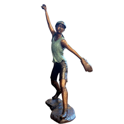 Fast Pitch Softball Statue