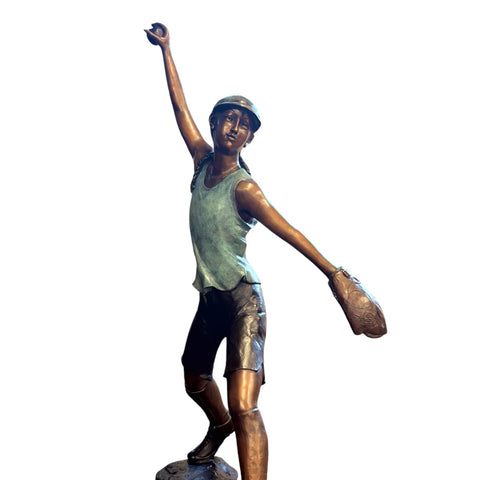 Fast Pitch Softball Statue