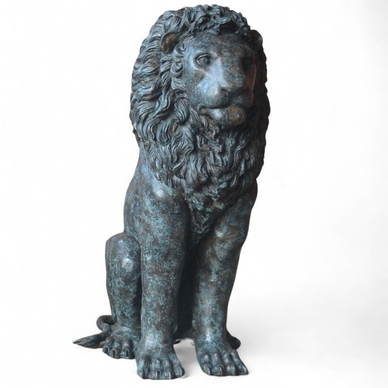 Classical Pair of Sitting Lions