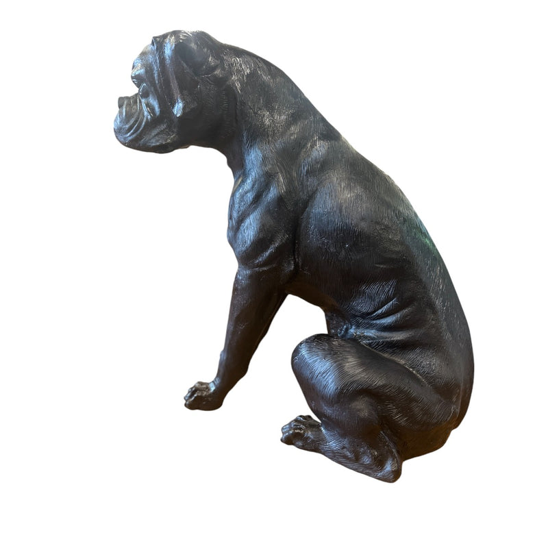 Boxer Dog Statue