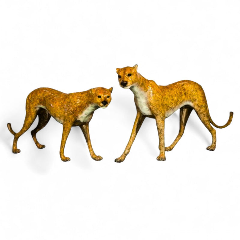 Pair of Standing Cheetahs