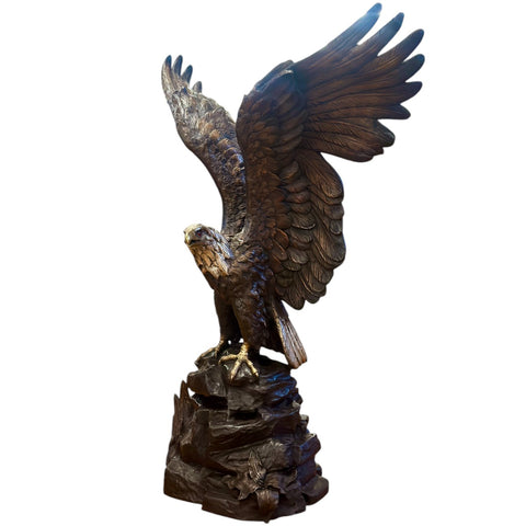 Watchful Eagle Bronze Statue