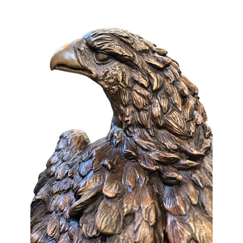 Guardian Eagle Statue in Brown