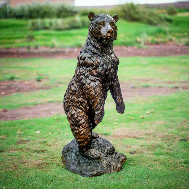 Tall Standing Bear Statue