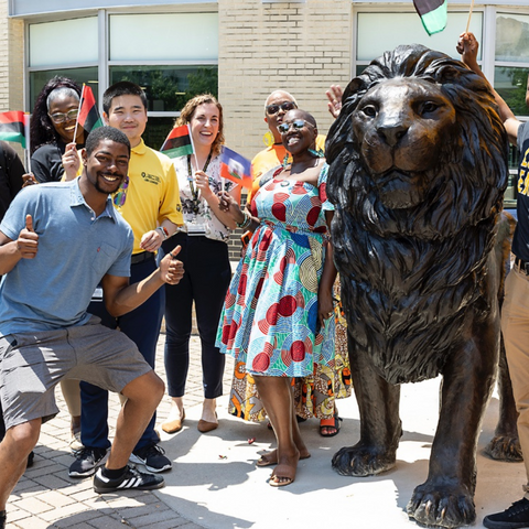 The Lion King Bronze Statue