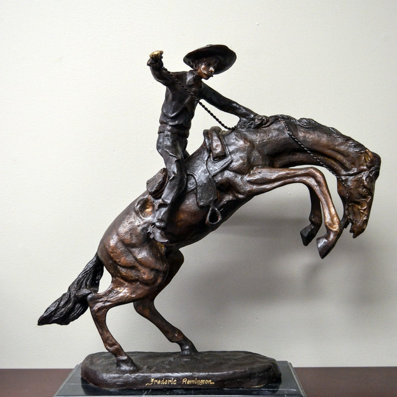 The Bronco Buster Tabletop Sculpture