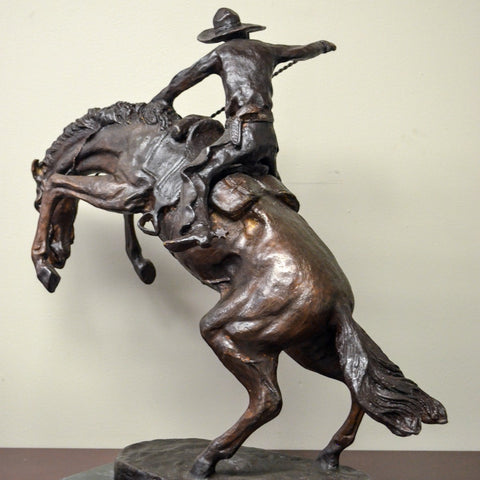 The Bronco Buster Tabletop Sculpture