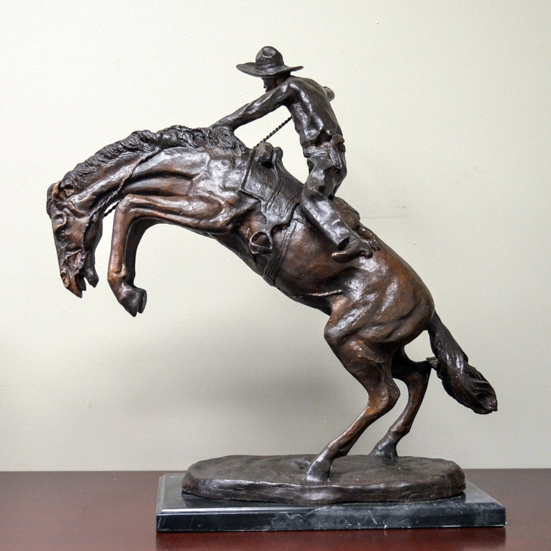 The Bronco Buster Tabletop Sculpture