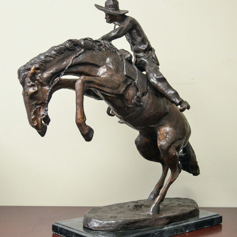 The Bronco Buster Tabletop Sculpture