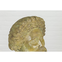 Greek God Hermes Head Bust