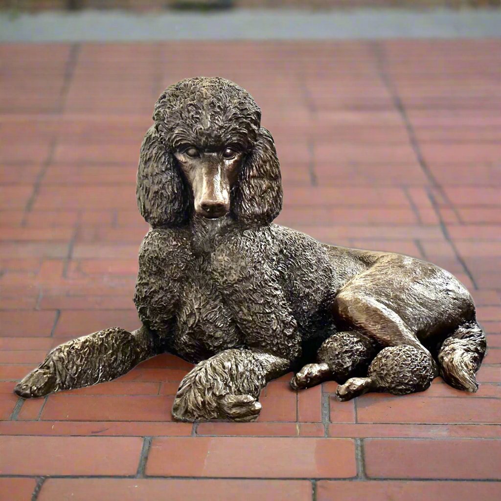 Vintage Mini Cast sale Bronze Poodle statue