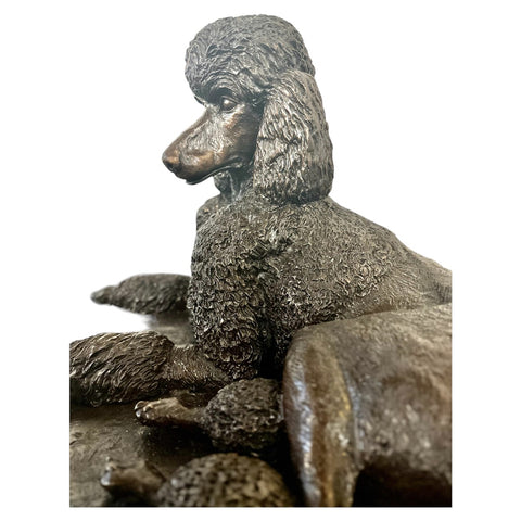 Bronze Poodle Statue