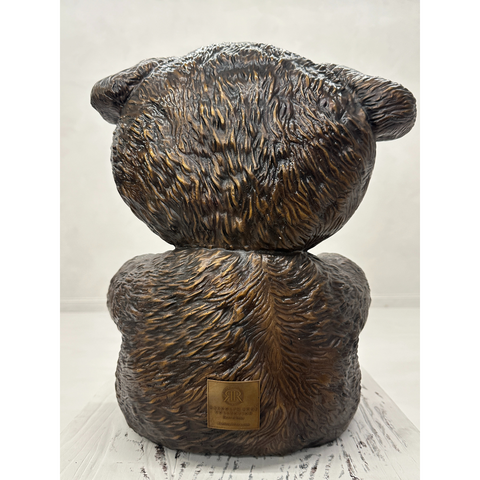 Bronze Teddy Bear Statue