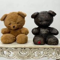 Bronze Teddy Bear Statue