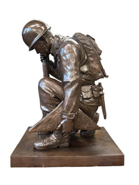 Honor the Fallen Patriotic Bronze Memorial Statue