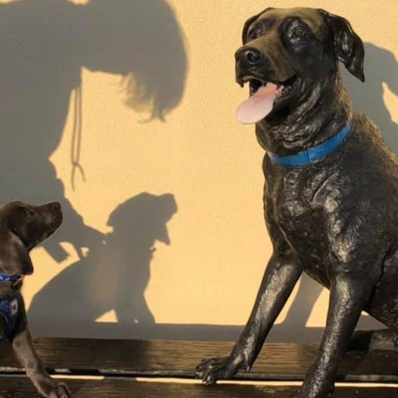 Jack Labrador Dog Statue