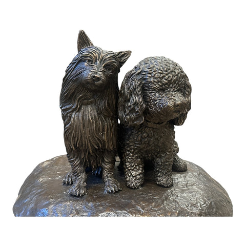 Bailey Terrier & Daisy Poodle Statue