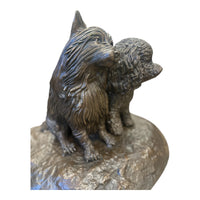 Bailey & Daisy Terrier & Poodle Statue