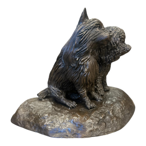 Bailey & Daisy Terrier & Poodle Statue