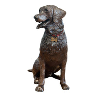 Dub Labrador Dog Statue