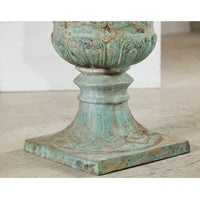 Large Verdigris Bronze Planter