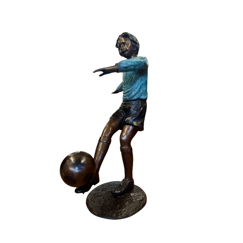 Winning Pass Soccer Statue