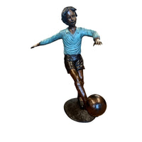 Winning Pass Soccer Statue