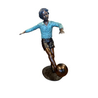 Winning Pass Soccer Statue