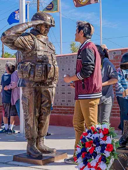 Patriotic, military & veteran custom bronze statues - Randolph Rose Collection