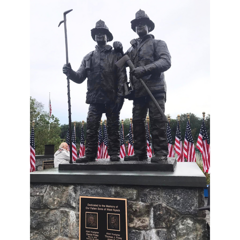 Custom Bronze Firefighter Statues