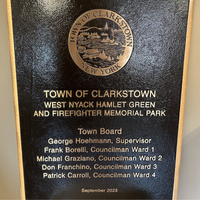Town Board Tribute Plaque