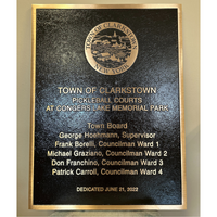 Town Board Recognition Plaque
